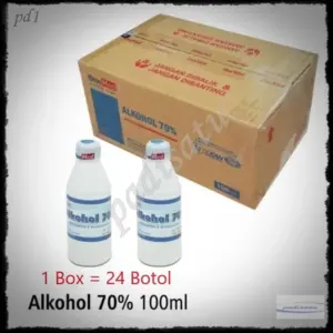 Onemed Alkohol 70% 100ml Antiseptik Standar Medis per Box isi 24 btl