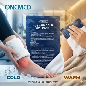 Bantal Kompres Gel Panas dan Dingin Multifungsi Onemed Hot and Cold Gel Pack