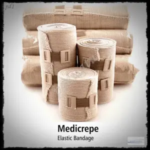 Medicrepe Elastic Bandage - Perban Elastis Kompresi untuk Cedera Keseleo & Terkilir